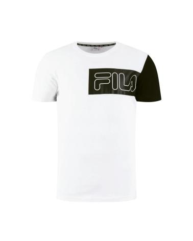 FILA T-SHIRT LAZAR 683089 E08 BIANCO BLANCO