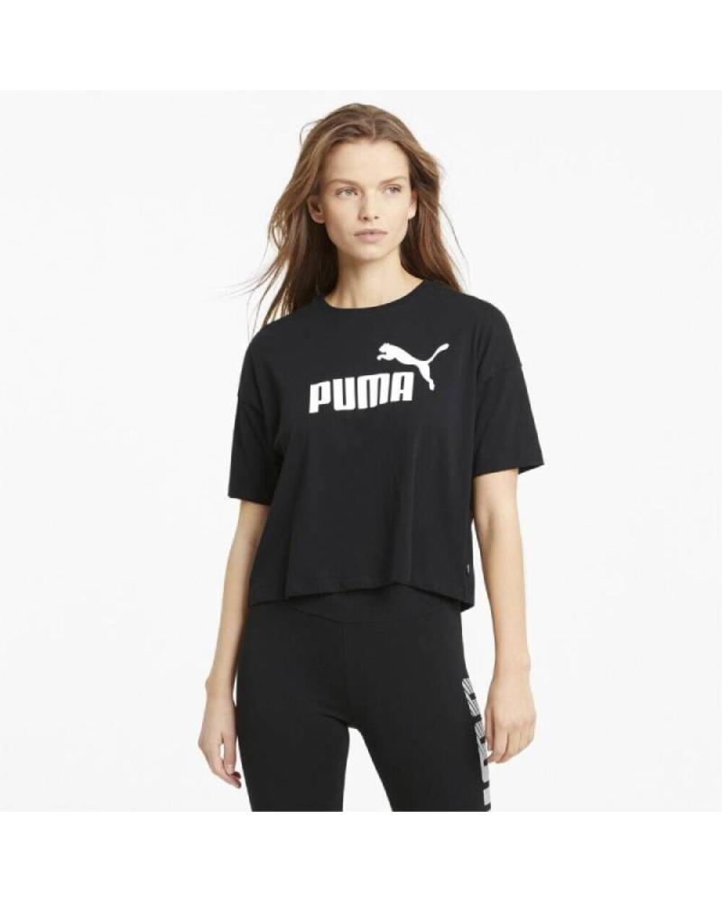 T-SHIRT CURTA PUMA ESS LOGO PRETO - REF. 58686601 MULTICOLOR