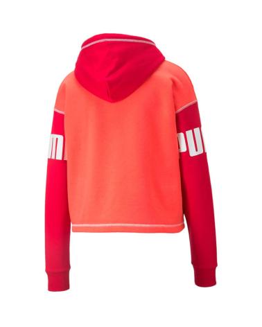 PUMA POWER HOODIE KAPUZENPULLOVER PARADISE PINK MEHRFARBIG 589535-35 MULTICOLOR