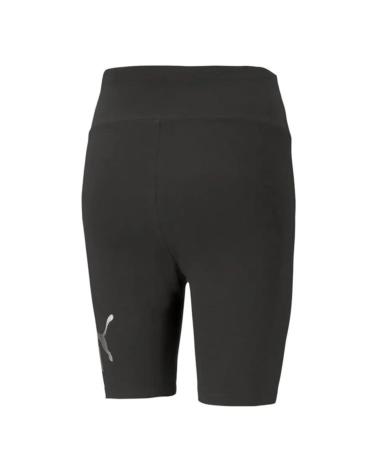 LEGGINGS CORTI PUMA ESSMETALLIC 5689501 NERO ORO MULTICOLOR