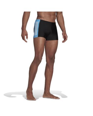 BADEHOSE BOXER ADIDAS FIT 3SECOND BLAU SCHWARZ GM3543 NEGRO