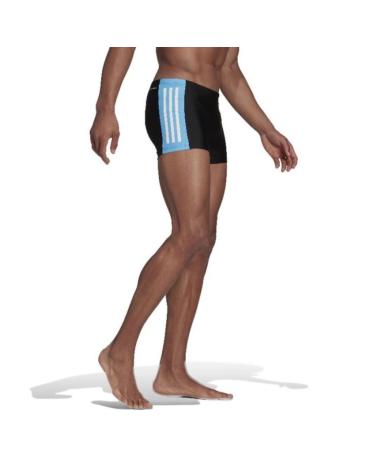 BADEHOSE BOXER ADIDAS FIT 3SECOND BLAU SCHWARZ GM3543 NEGRO