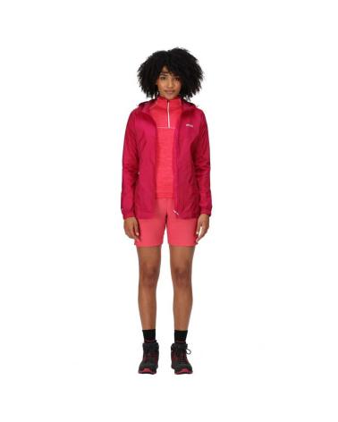 GIACCA IMPERMEABILE REGATTA WMN PK IT JACKET RWW305-176 FUCSIA ROSA