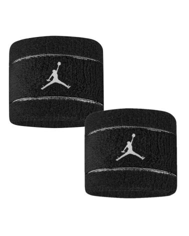 JORDAN TERRY WRISTBANDS BLACK J1004300941OS - 2-PACK NEGRO