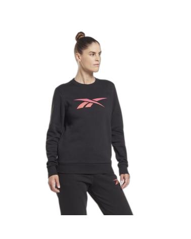 SWEAT-SHIRT REEBOK VECTOR GRAPHIC CREW NOIR HR7447 NEGRO