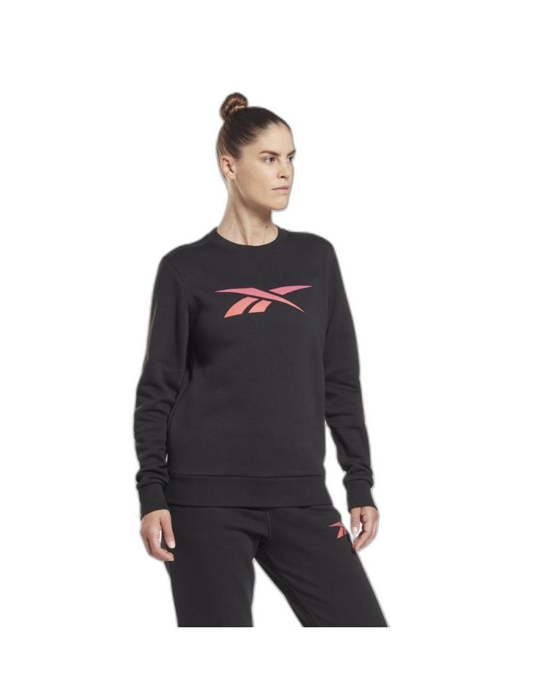 SWEAT-SHIRT REEBOK VECTOR GRAPHIC CREW NOIR HR7447 NEGRO