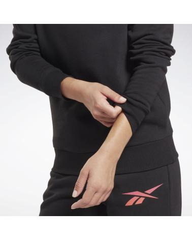 SWEAT-SHIRT REEBOK VECTOR GRAPHIC CREW NOIR HR7447 NEGRO