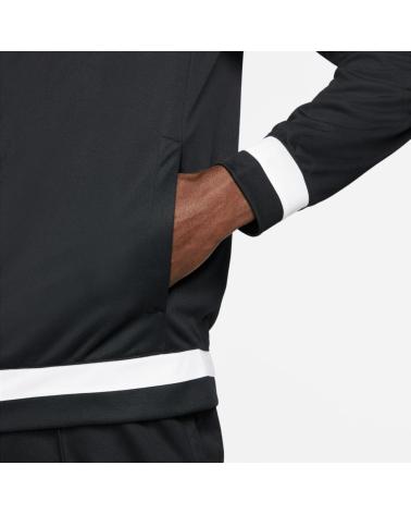 JAQUETA NIKE DJ JKT STARTING FINE DH7116-011 PRETA COM DETALHES BRANCOS NEGRO
