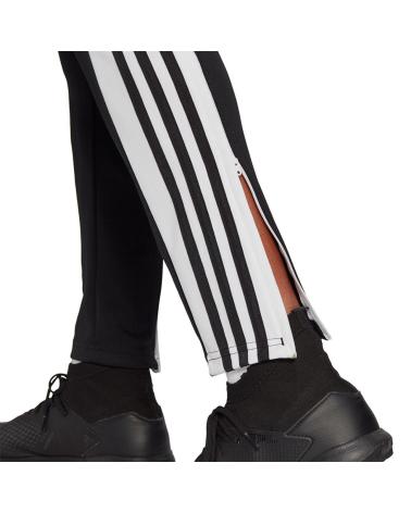 PANTALONE TUTA ADIDAS SQUADRA 21 GT6642 NERO CON STRISCE BIANCHE NEGRO
