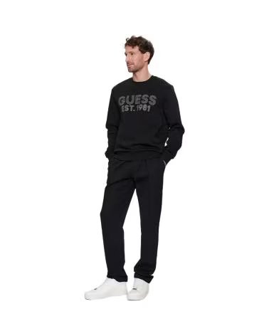 GUESS SUDADERA BEAU SWEATSHIRT EN COLOR PARA HOMBRE NEGRO
