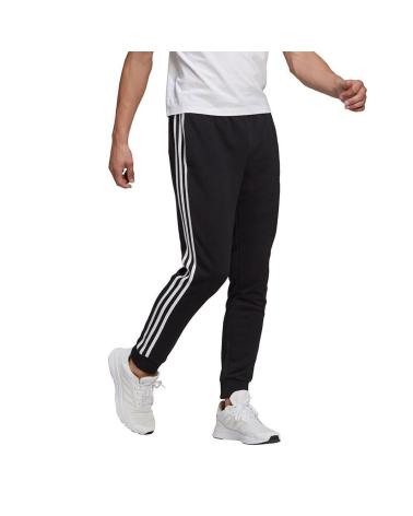 ADIDAS M 3S JOG TP TRI H46105 NOIR À RAYURES BLANCHES NEGRO
