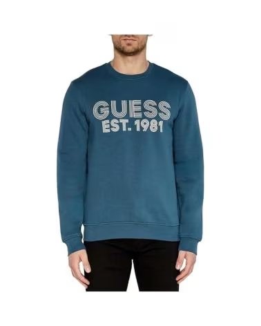 GUESS SUDADERA BEAU SWEATSHIRT EN COLOR PARA HOMBRE AZUL