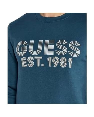 GUESS SUDADERA BEAU SWEATSHIRT EN COLOR PARA HOMBRE AZUL