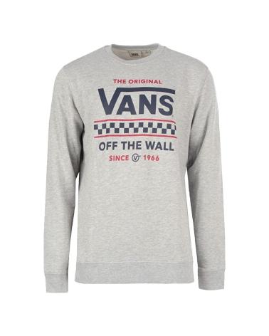 FELPA VANS OFF THE WALL STACKTON CREW-B GRIGIO VN0A7Y3VD761 GRIS