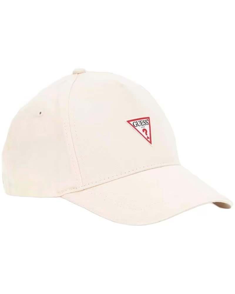 GUESS GORRA TRIANGLE PATCH EN COLOR PARA UNISEX BEIGE