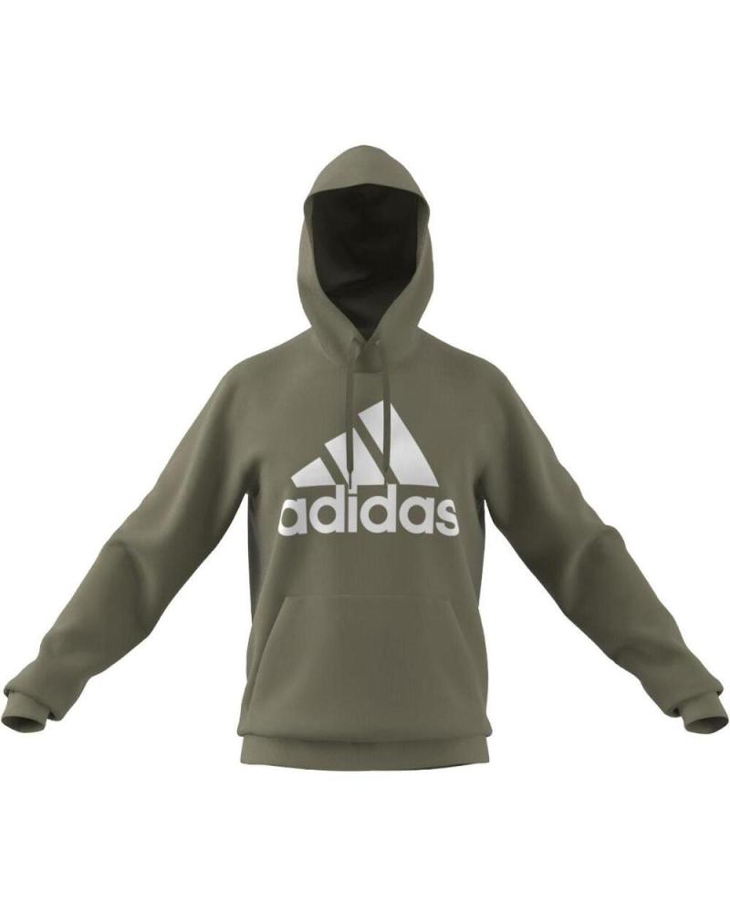 SUDADERA CON CAPUCHA ADIDAS BL FL HD H12201 VERDE VERDE
