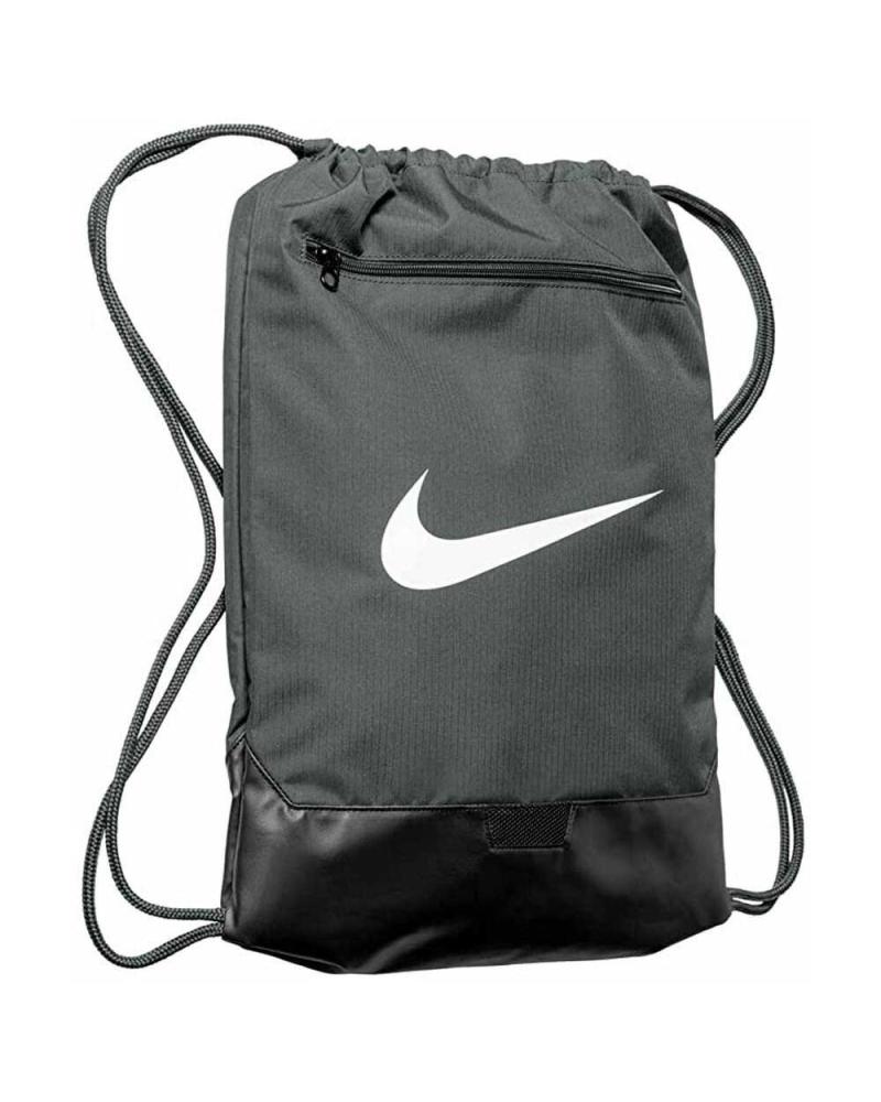 NIKE GYMSACK BRASILIA DE 18 LITROS GRIS - MODELO DM3978-026 GRIS