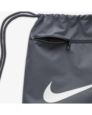 NIKE GYMSACK BRASILIA DE 18 LITROS GRIS - MODELO DM3978-026 GRIS