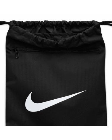 NIKE GYMSACK BRASILIA DE 18 LITROS NEGRO - MODELO DM3978-010 NEGRO
