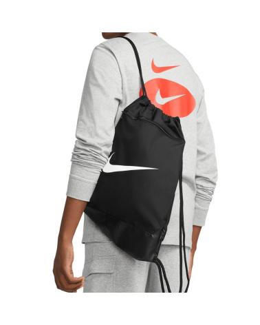 NIKE GYMSACK BRASILIA DE 18 LITROS NEGRO - MODELO DM3978-010 NEGRO