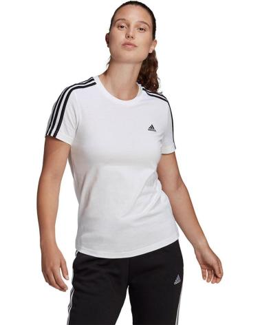 ADIDAS CAMISETA W 3S T GL0783 BLANCO/NEGRO BLANCO