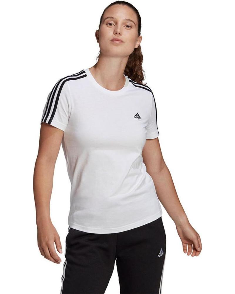 ADIDAS CAMISETA DE MANGA CORTA EN PARA MUJER BLANCO