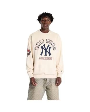 NEW ERA SUDADERA WORLD SERIES EN COLOR PARA HOMBRE BEIGE