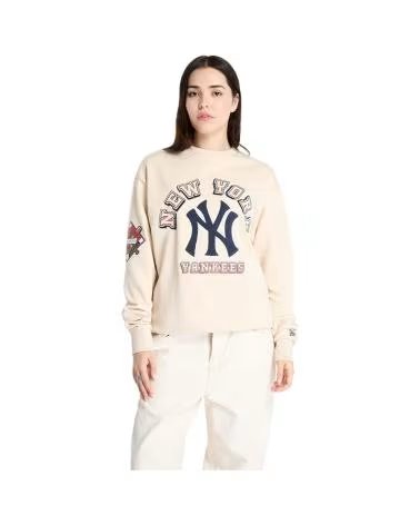 NEW ERA SUDADERA WORLD SERIES EN COLOR PARA HOMBRE BEIGE