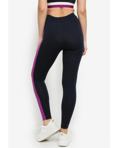 ELLESSE RUSSA SRK12412-429 NAVY BLUE LEGGINGS WITH SIDE STRIPES AZUL MARINO