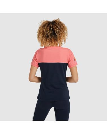 ELLESSE BECAERT SRI11487-NV T-SHIRT MARINEBLAU MIT FARBBLÖCKEN AZUL MARINO