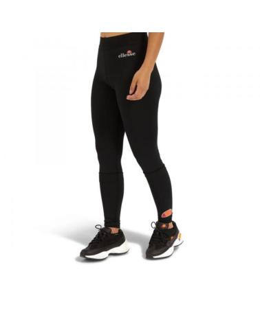LEGGINGS ELLESSE TADINO SRG09929-BLK PRETAS COM LOGÓTIPO NO TORNOZELO NEGRO