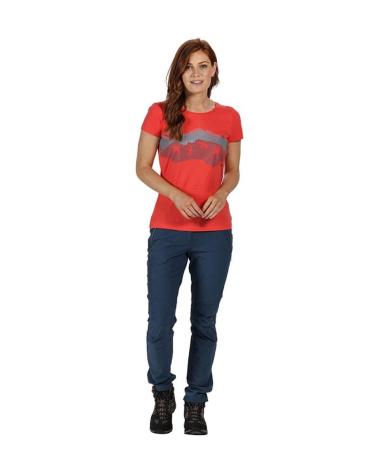 REGATTA HIGHTON HIKING PANTS DARK DENIM NAVY BLUE RWJ217S-8PQ AZUL MARINO