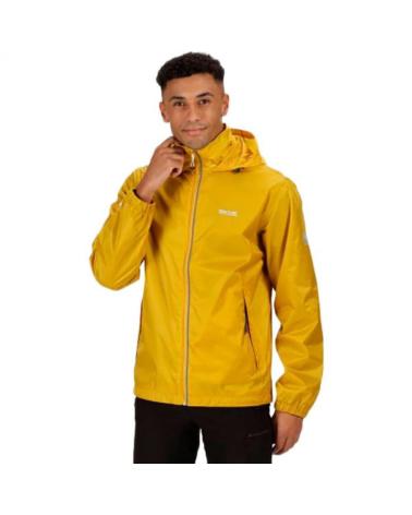 REGATTA WATERPROOF RAIN JACKET LYLE IV GRAPEFRUIT YELLOW RMW283-1E9 AMARILLO