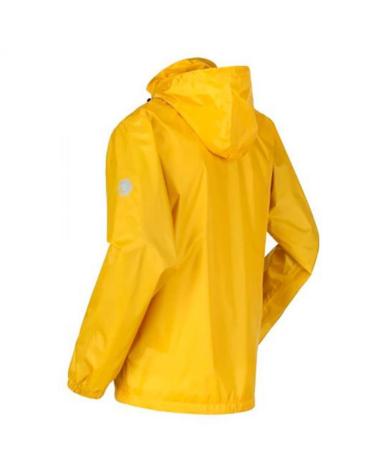 REGATTA WATERPROOF RAIN JACKET LYLE IV GRAPEFRUIT YELLOW RMW283-1E9 AMARILLO