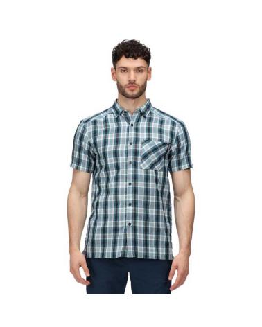 -REGATTA-CAMISA-MINDANO-VI-BLANCO-SHIRT-RMS163-E6I-VERDE