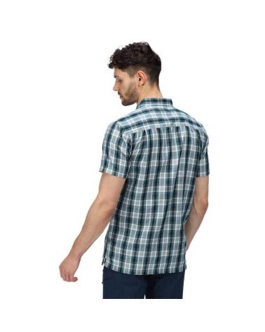 -REGATTA-CAMISA-MINDANO-VI-BLANCO-SHIRT-RMS163-E6I-VERDE