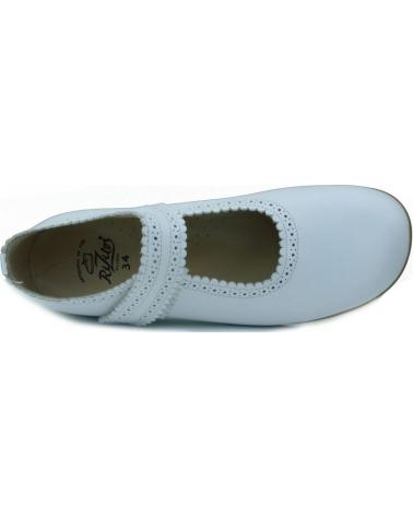 Zapatos de Niña RIZITOS MERCEDES VELCRO BLANCO