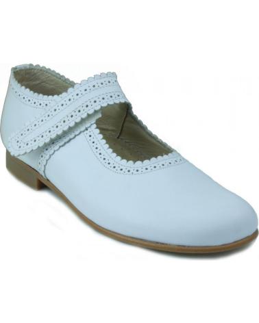 Zapatos de Niña RIZITOS MERCEDES VELCRO BLANCO