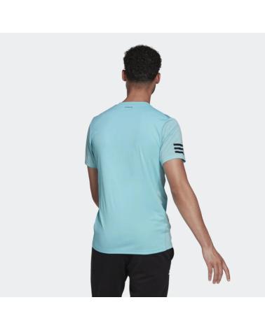 ADIDAS PADEL T-SHIRT CLUB 3STR SEMITUR AQUA HB9076 BLAU AZUL
