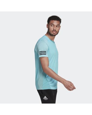 ADIDAS PADEL T-SHIRT CLUB 3STR SEMITUR AQUA HB9076 BLAU AZUL