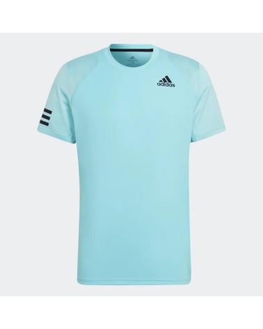 ADIDAS PADEL T-SHIRT CLUB 3STR SEMITUR AQUA HB9076 BLAU AZUL