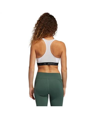 ADIDAS DRST BOS B SPORTS BRA WHITE BLACK GM2828 BLANCO