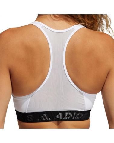 ADIDAS DRST BOS B SPORTS BRA WHITE BLACK GM2828 BLANCO
