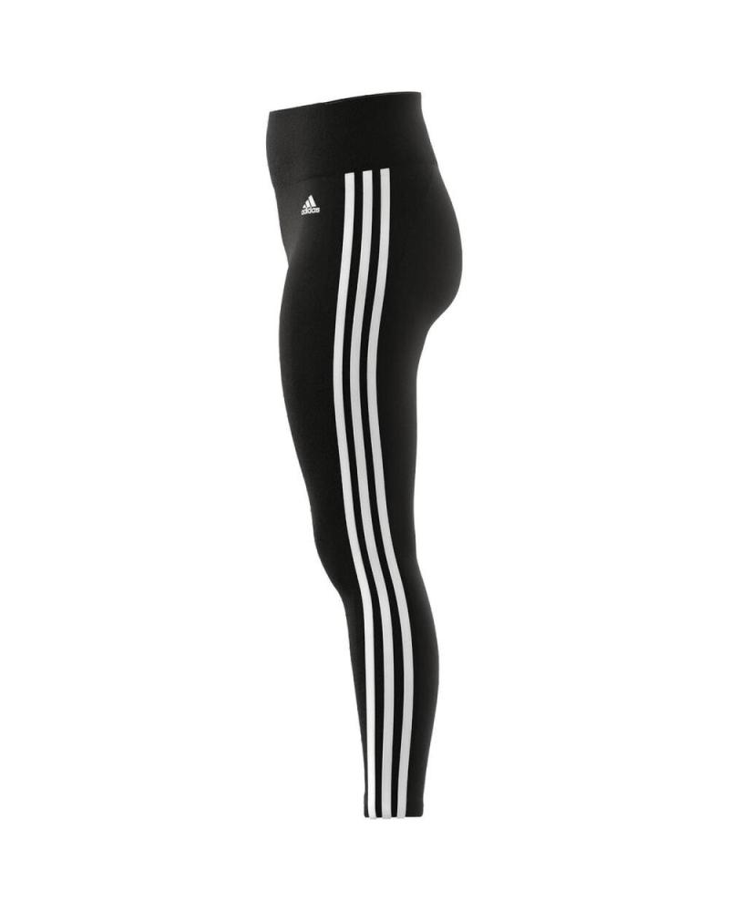 ADIDAS W 3S 78 TIG BLACK LEGGINGS WITH WHITE STRIPES GL4040 NEGRO