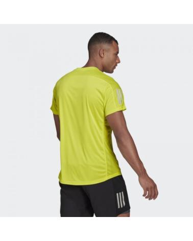 T-SHIRT DE CORRIDA ADIDAS OWN THE RUN AMARELO FLUORESCENTE GJ9965 AMARILLO