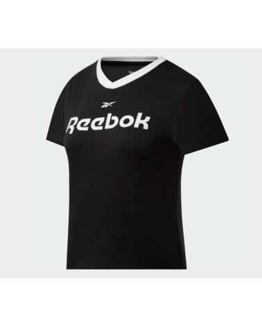CAMISETA REEBOK TE LINEAR LOGO NEGRA GI6922 MULTICOLOR