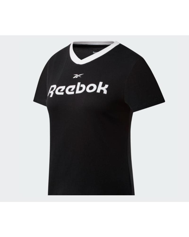 REEBOK TE LINEAR LOGO T-SHIRT SCHWARZ GI6922 MULTICOLOR