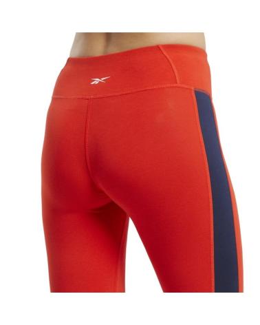 REEBOK LEGGINGS TE LINEAR LOGO ROJO MARINO FT0906 MULTICOLOR