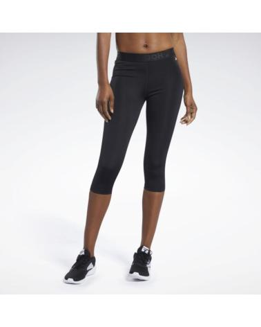 REEBOK WOR COMM CAPRI LEGGINGS FQ0405 BLACK NEGRO