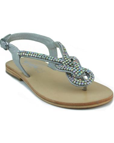 Sandalias de Niña OCA LOCA SHOES OCA LOCA ESCLAVA VALENCIA SANDALIA PLATA
